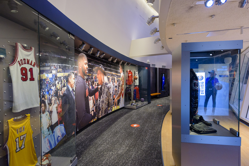 Naismith Memorial Basketball Hall of Fame  players exhibit