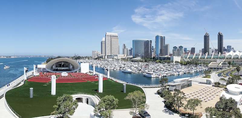 The performance space is situated in the downtown Embaradero district