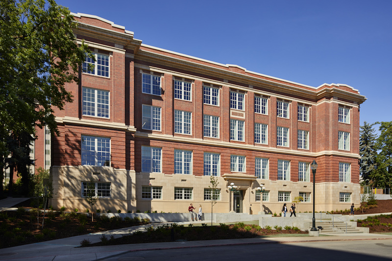 Troy Hall's south facade