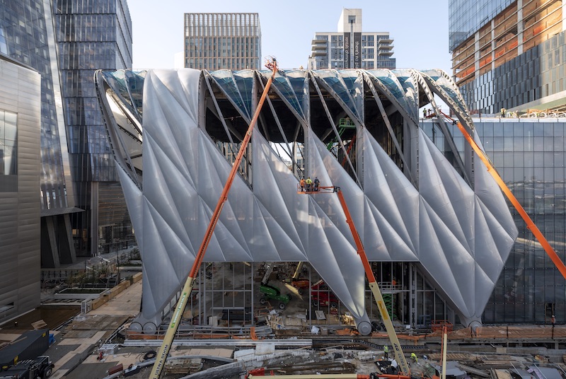 The Shed under construction