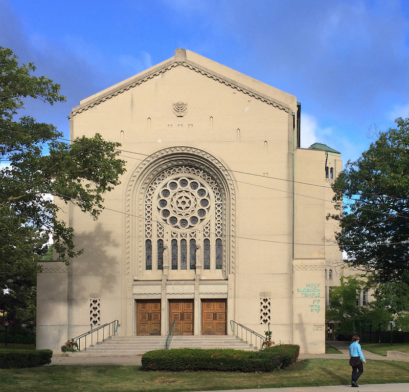 Holy Blossom Temple in Toronto, which underwent a major reconstruction that connected to buildings and improved people circulation