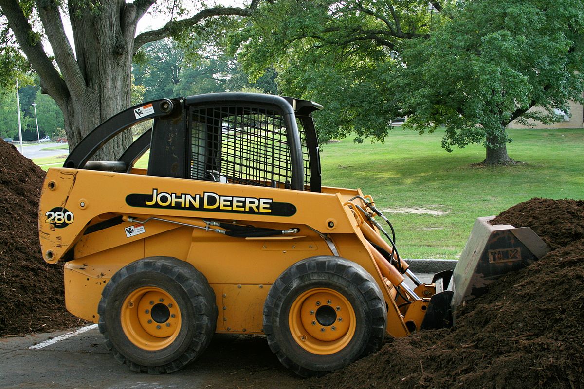 Skid steers are susceptible to theft construction site lojack