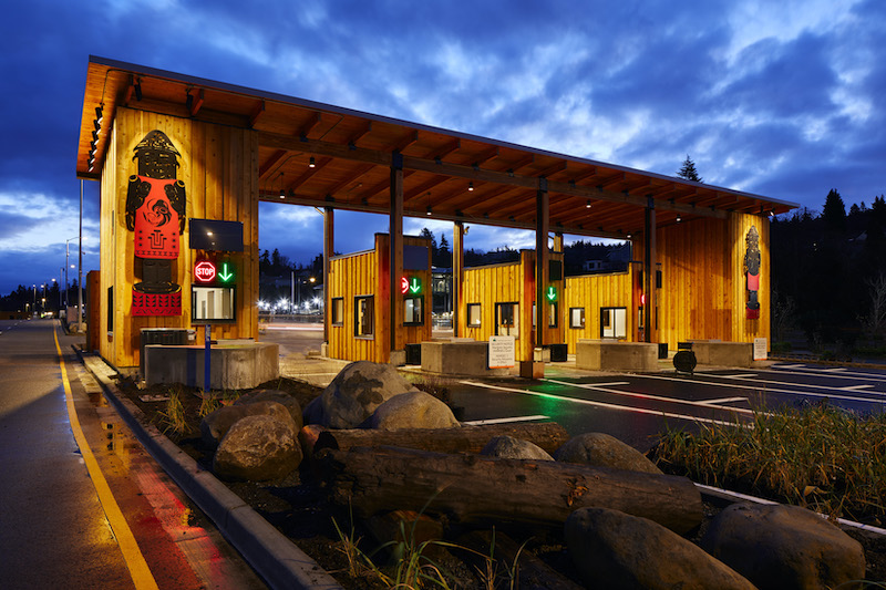 Mukilteo ferry terminal toll plaza