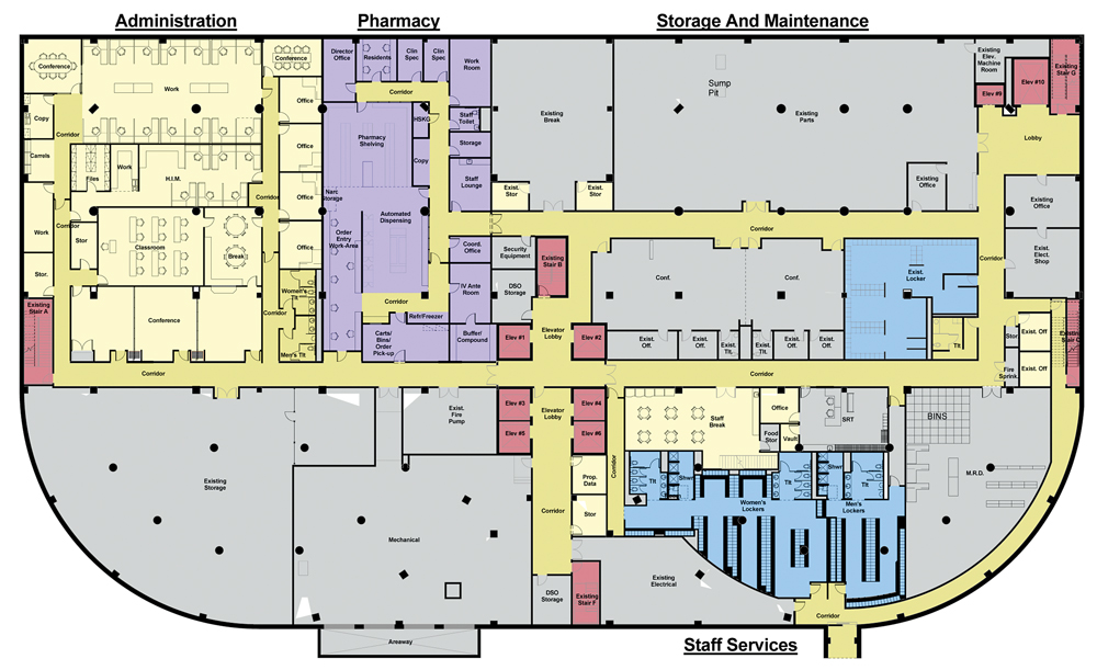 Plan courtesy HDR