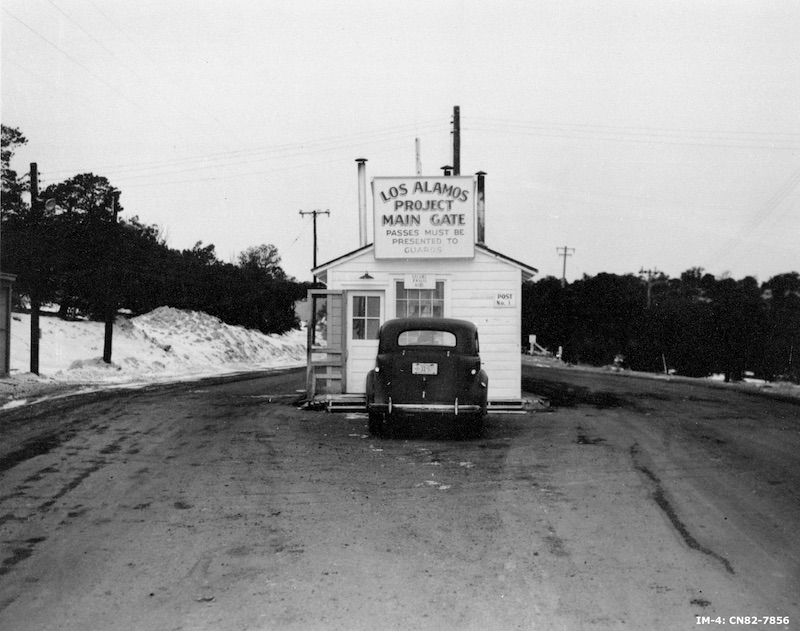 The Los Alamos main gate