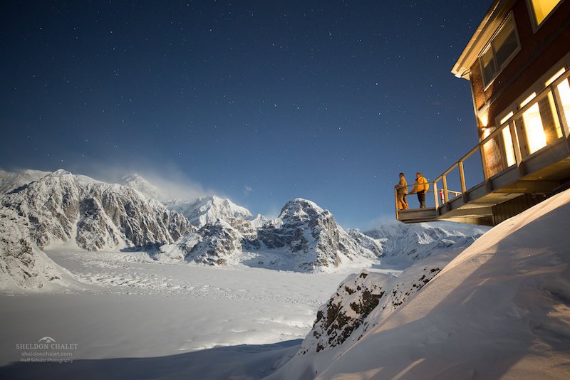 The Sheldon Chalet's viewing deck