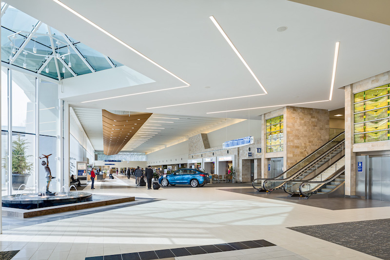 A terminal in an airport