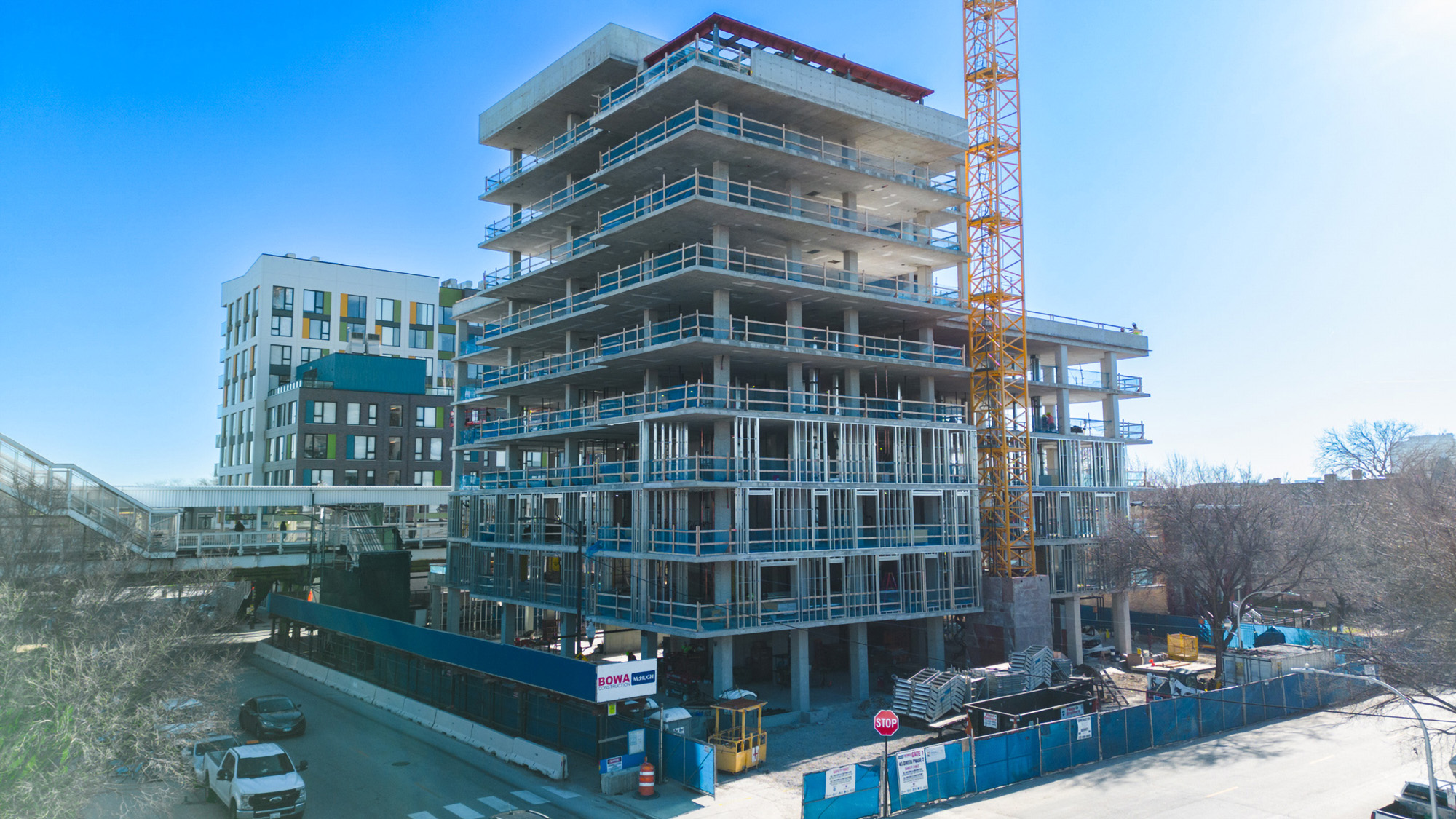 The 10-story 43 Green Phase 2 building at 4309 S. Prairie Ave