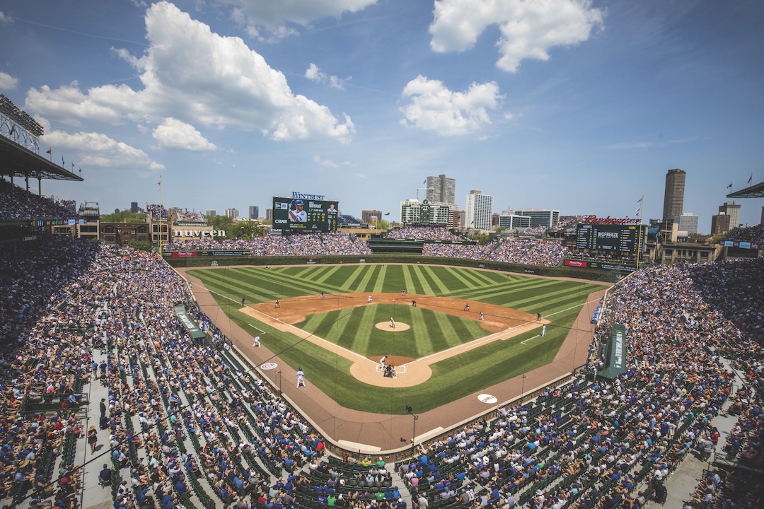 Wrigley field looking to the northeast 