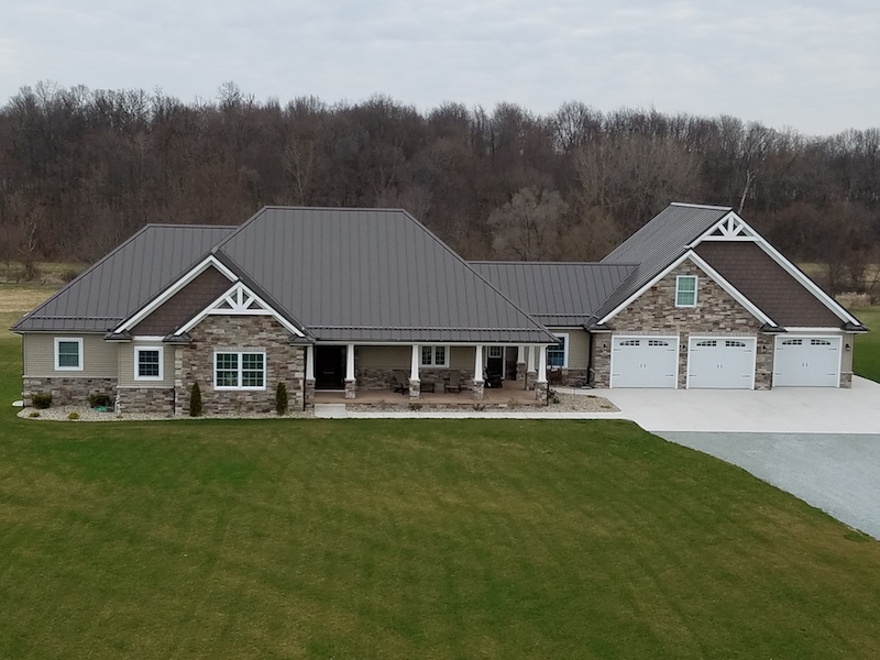 homes with metal roofs