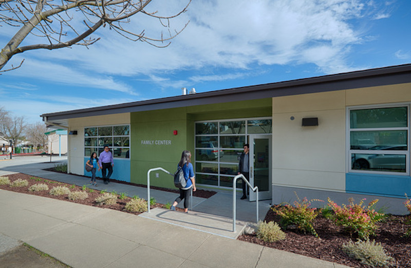 Kennedy Middle School Family Center exterior