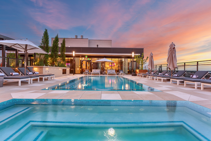 The Pullman pool and spa terrace