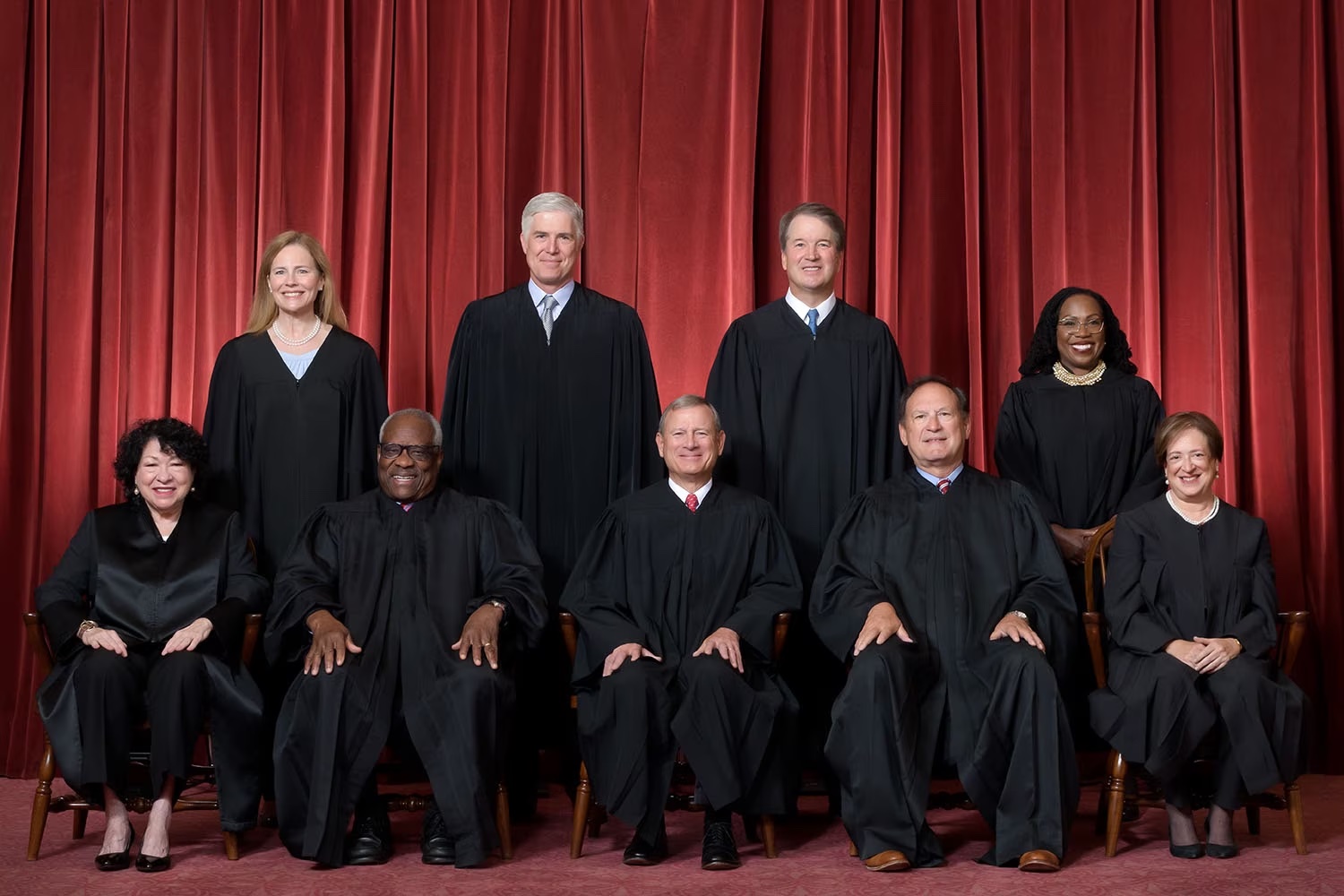 The U.S. Supreme Court as composed June 30, 2022 to present. Photo: Fred Schilling, Collection of the Supreme Court of the United States