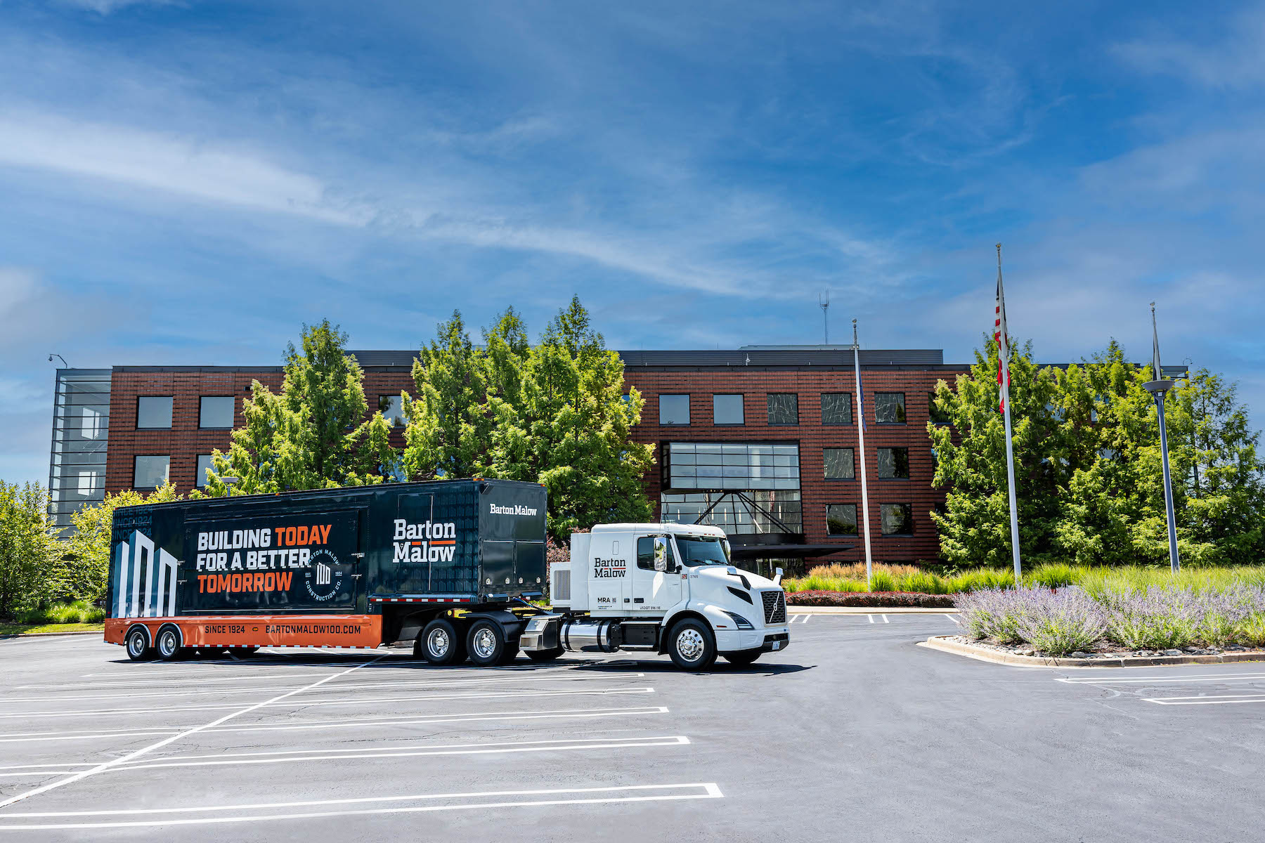  A 42-ft van will take Barton Malow's Legacy Tour exhibit to 30 locations.