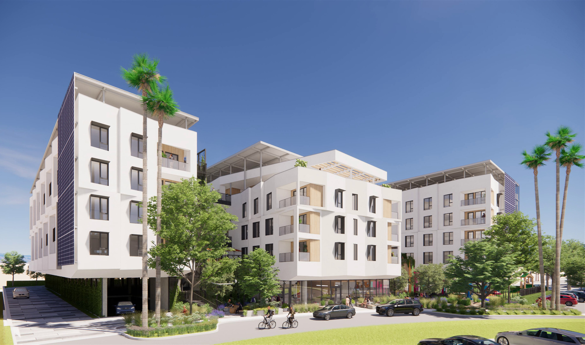 Zero-carbon multifamily development designed for transactive energy