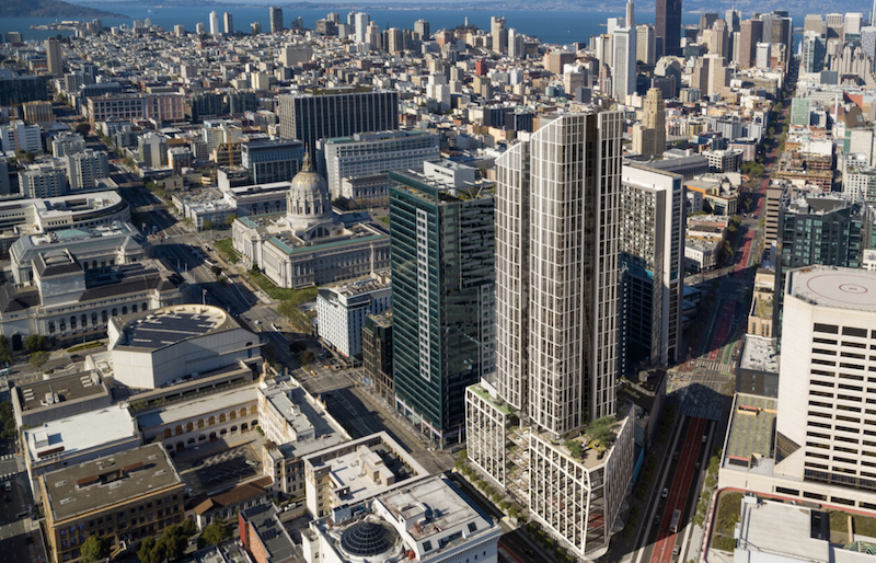 30 Van Ness aerial