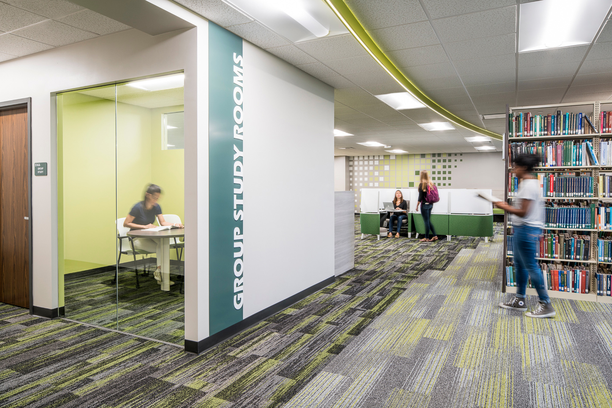 Group study rooms higher education space