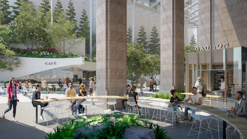 550 Madison public space redesign