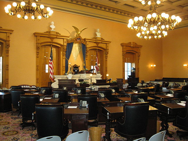 Ohio state Senate chambers. Photo: Wikipedia