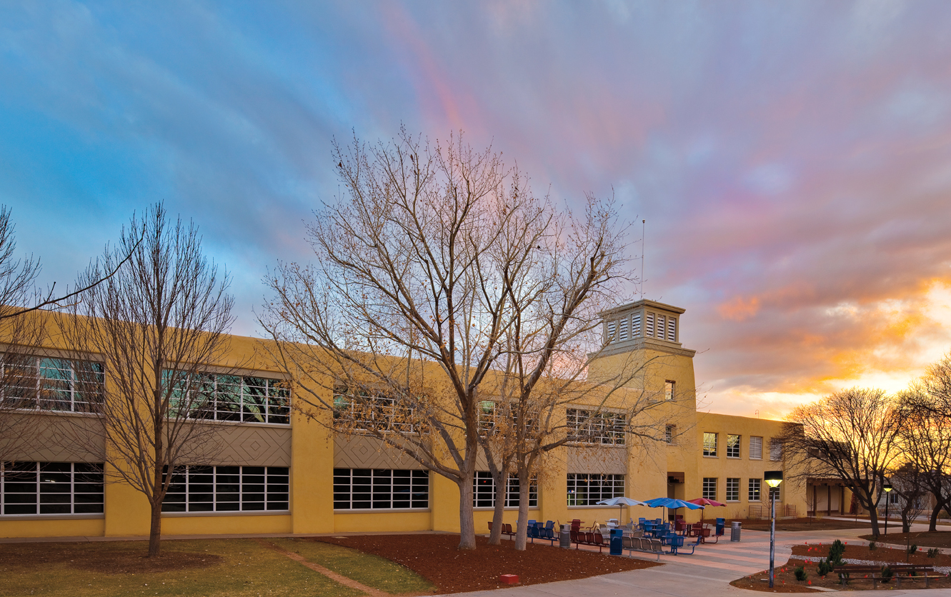 For the renovation of Mitchell Hall at the University of New Mexico (designed by