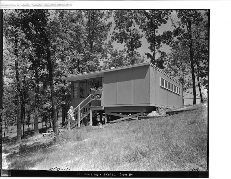 “Flat Top” house, Oak Ridge, 1944. 