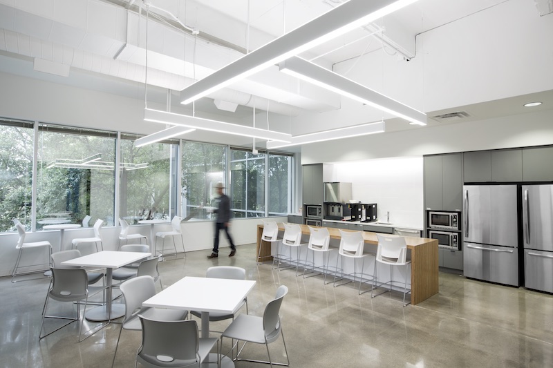 Breakroom at Securus technologies headquarters