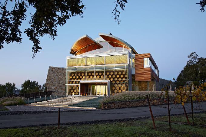 The Williams Selyem Winery metal building