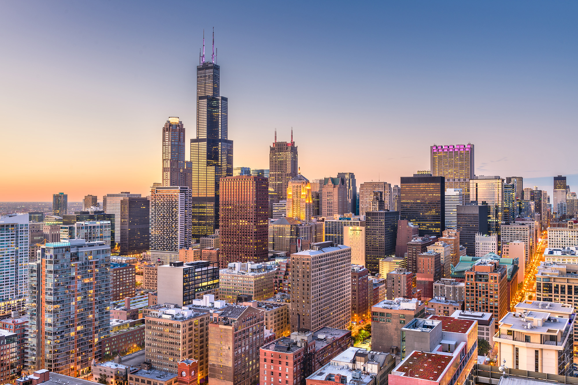 Chicago, Illinois, USA Skyline