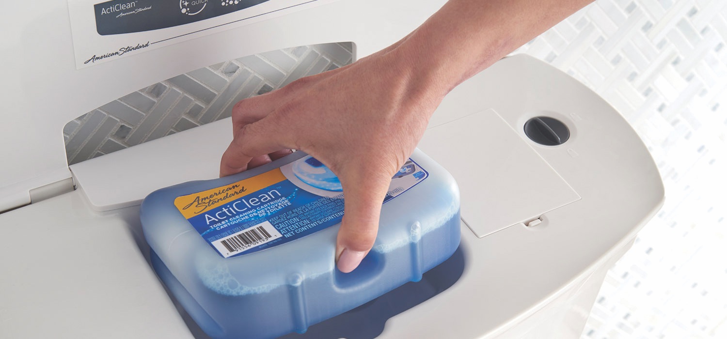 American Standard's self-cleaning toilet