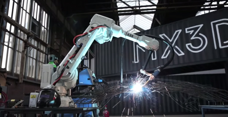 A steel bridge in Amsterdam will be 3D printed