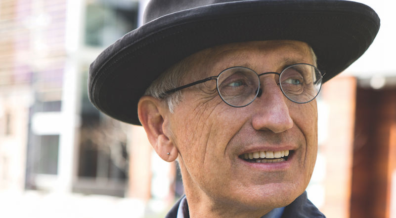 David Baker at his firm’s most recent apartment project, Potrero 1010. Photo: Anne Hamersky Media