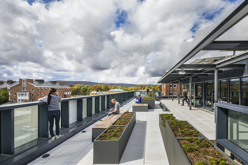 Anonymous Hall roof terrace