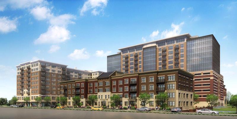 Rendering of Arlington 425 street level