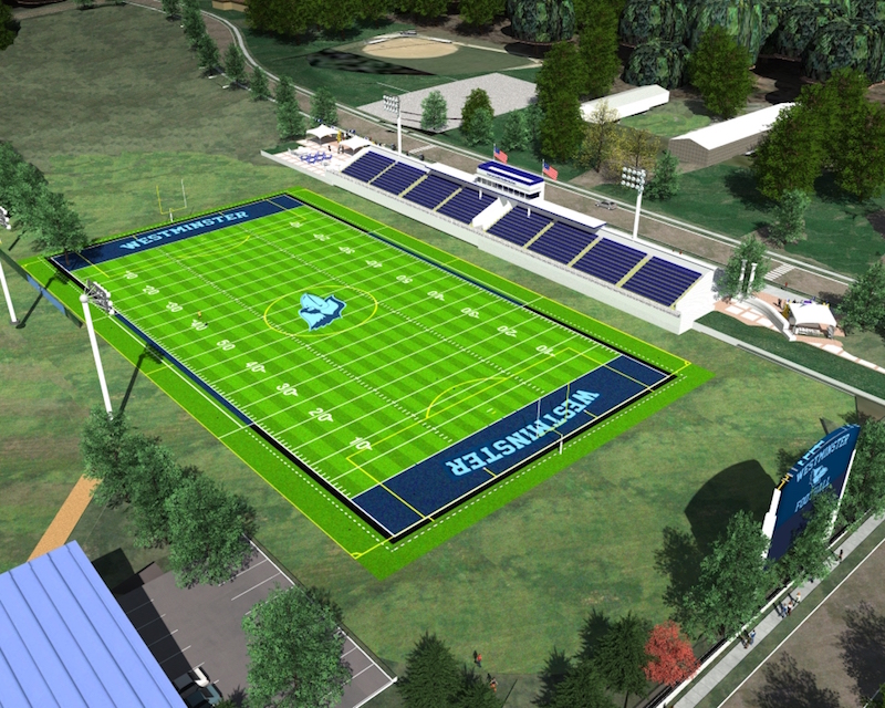 rendering of Westminster Athletic Stadium