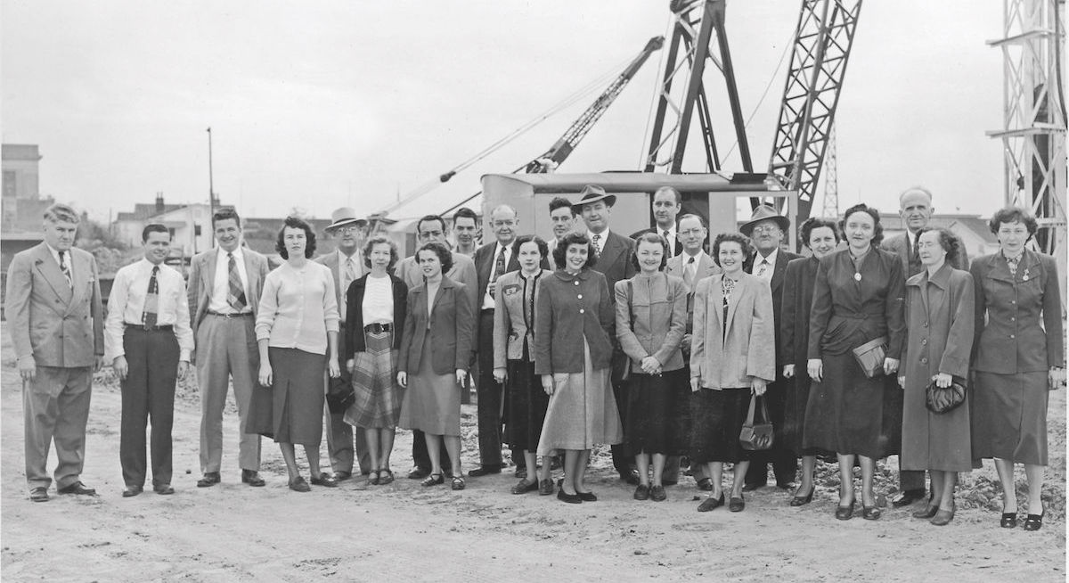 Early days at Isle of Palms. J.C. Long is at left in photo. 