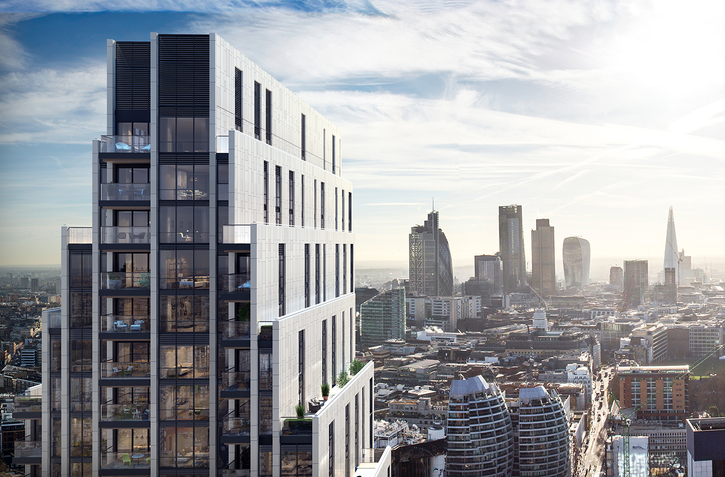 Mace and Make work on London 40-story residential tower