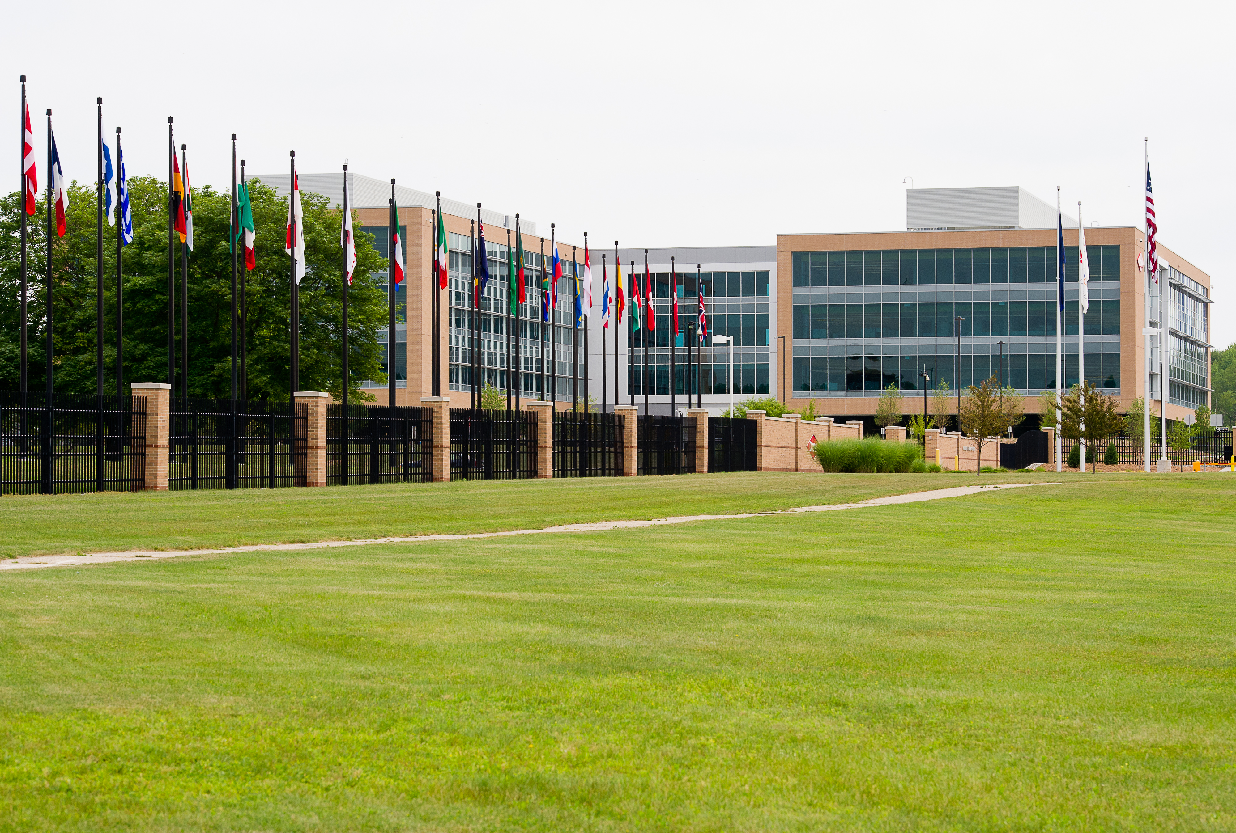 The three-building, 205,000-sf campus was designed to consume 20% less energy th