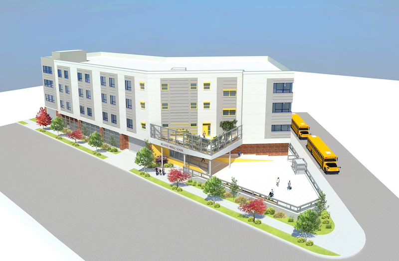 Rendering of BelovED Middle School