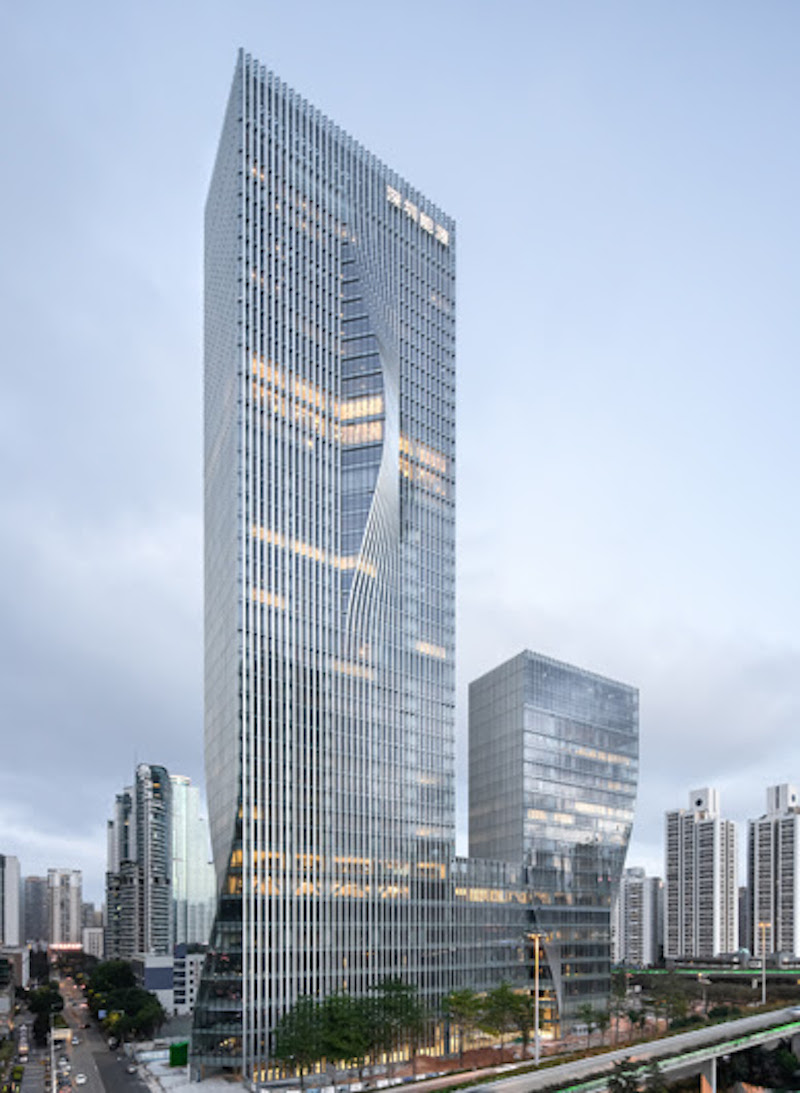 Exterior facade of Shenzhen Energy Headquarters