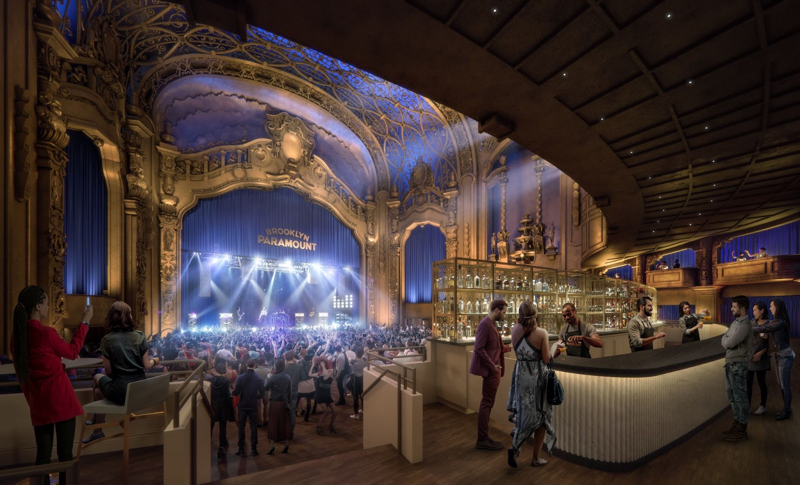 Renovation restores century-old Brooklyn Paramount Theater to its original use