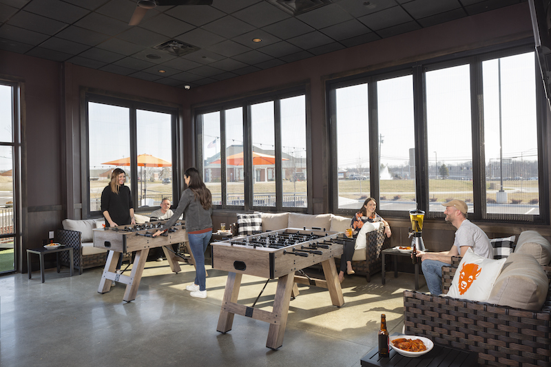 Game area at Buffalo Wings & Rings