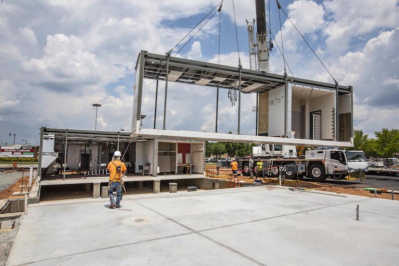 Modular Chick-fil-A construction