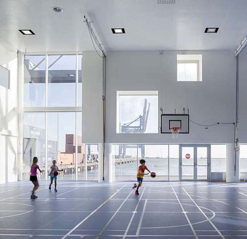 A gym space at CIS Nordhavn