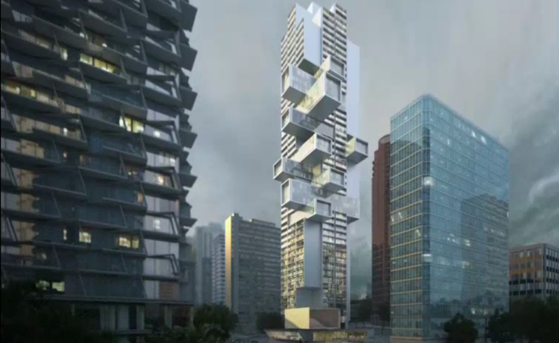 A ‘stacked box’ skyscraper proposed for Vancouver