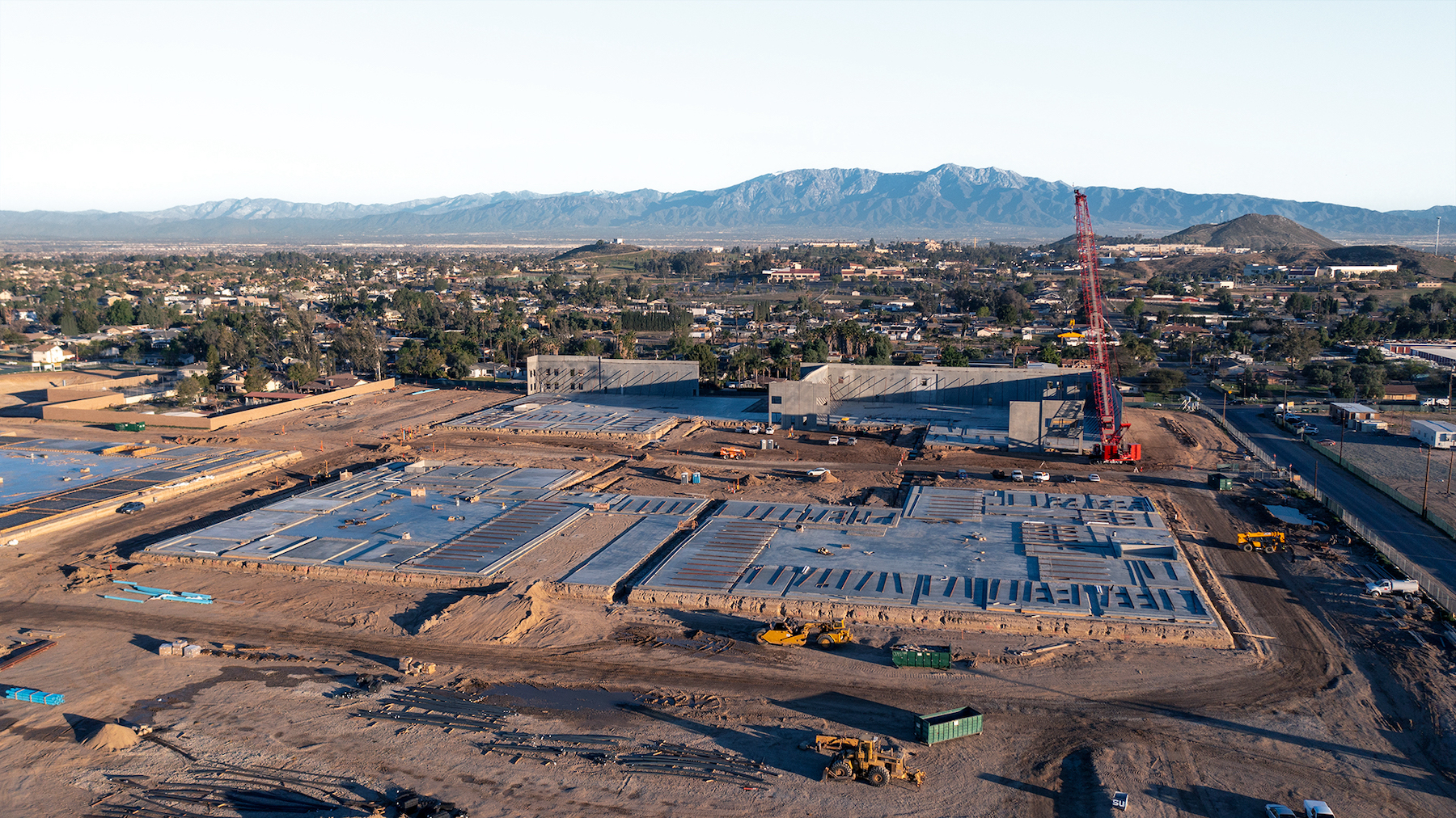 Phase I of Palomino Ranch Industrial Park started construction last month.