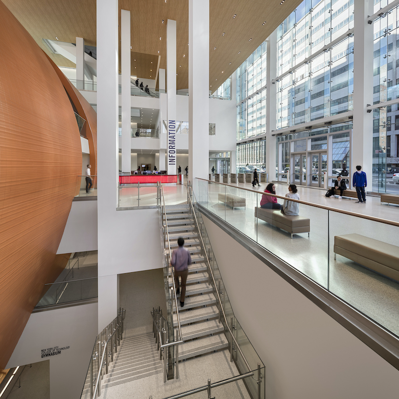 City Tech interior atrium Lobby