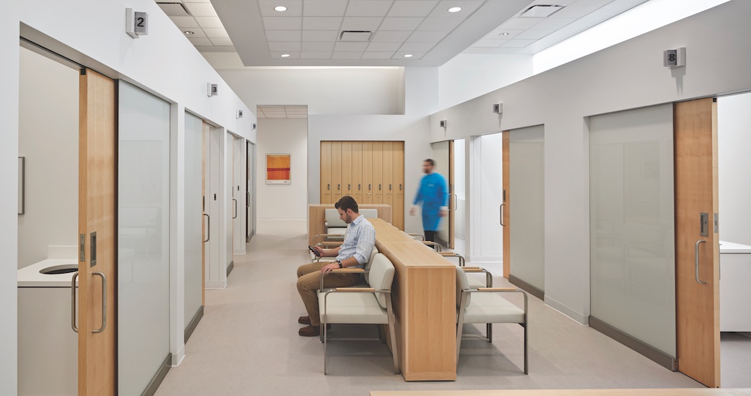 Cleveland Clinic changing room