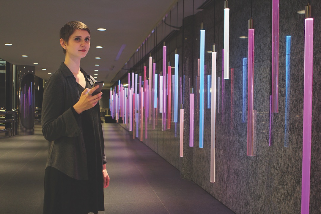 Inside 200 Clarendon Street tower in Boston