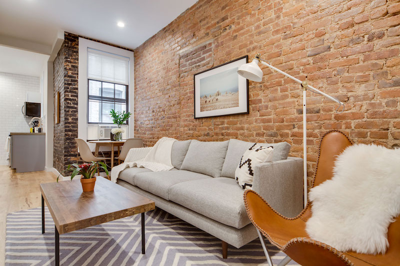 A shared kitchen living area in Common Cornelia in Queens, N.Y.