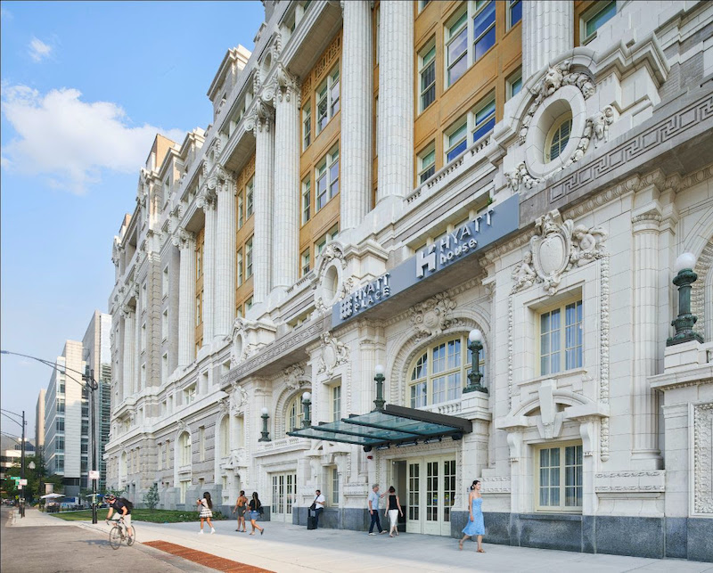 Cook County Hospital renovation facade